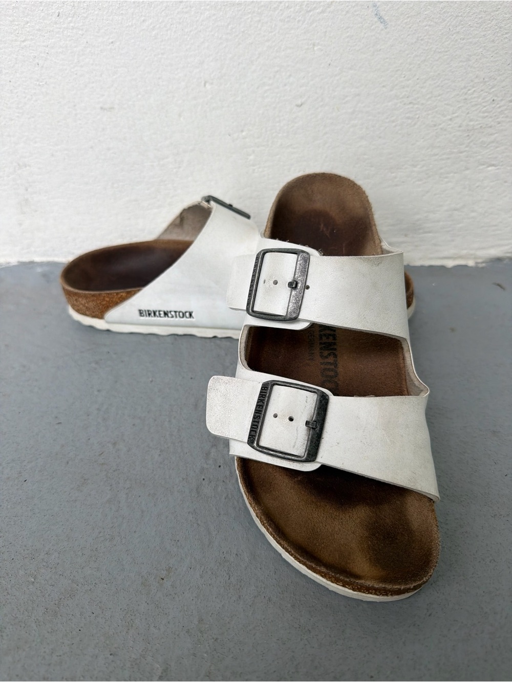 Birkenstock Tan Arizona Two-Strap Sandals